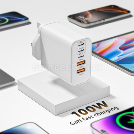 Customization 100W PD GaN Multi-Port Charger Corporate Gifts