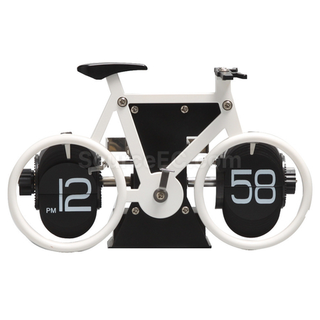 Customization Retro European Bicycle-shaped Flip Clock Corporate Gifts