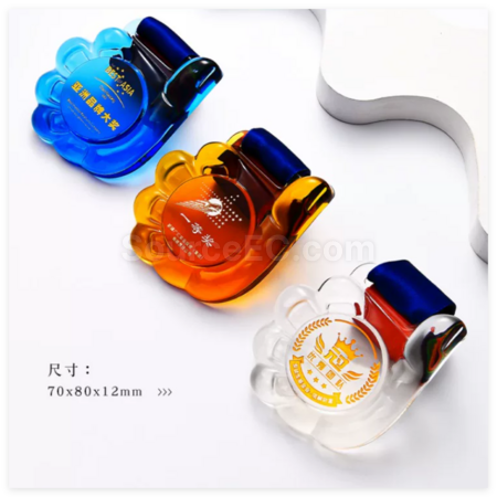 Customization Glass Medals Corporate Gifts