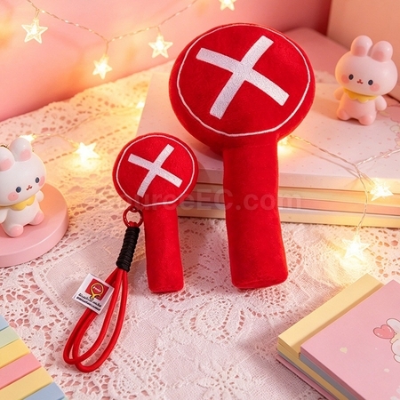 Customization Fluffy Doll Pendant of Right-Wrong Sign Corporate Gifts
