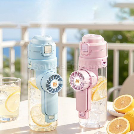 Customization Cooling spray water bottle fan Corporate Gifts