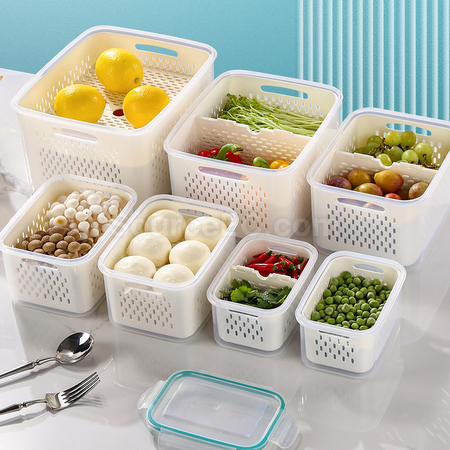 Customization Divided Drain Basket Fresh Box Corporate Gifts