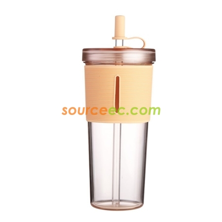 700ML Plastic Straw Cup