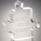 Crystal Puzzle Piece Paperweight