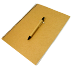 Recycled Notebook With Recycled Pen