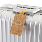 Pu Cork Luggage Tag
