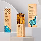 Crystal & Wooden Trophy
