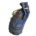 Denim drawstring bag