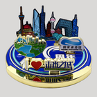 Anniversary special-shaped combination badge