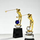 Golf Crystal Trophy