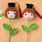 Graduates Knitting Doll Bouquets