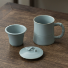 Ceramic filter tea cup