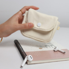 Mini Lunch Canvas Wallet