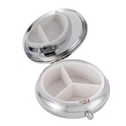 Mini stainless steel pill box