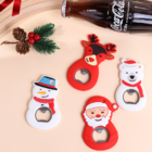 CustomizationChristmas magnetic refrigerator sticker bottle openerCorporate Gifts