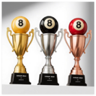 Metal Billiards Trophy