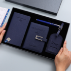 CustomizationLuggage tag, passport holder and notebook gift setCorporate Gifts