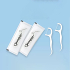 Disposable dental floss in individual packaging