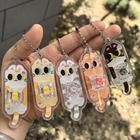 Cat Button Stress Relief Toy Keychain